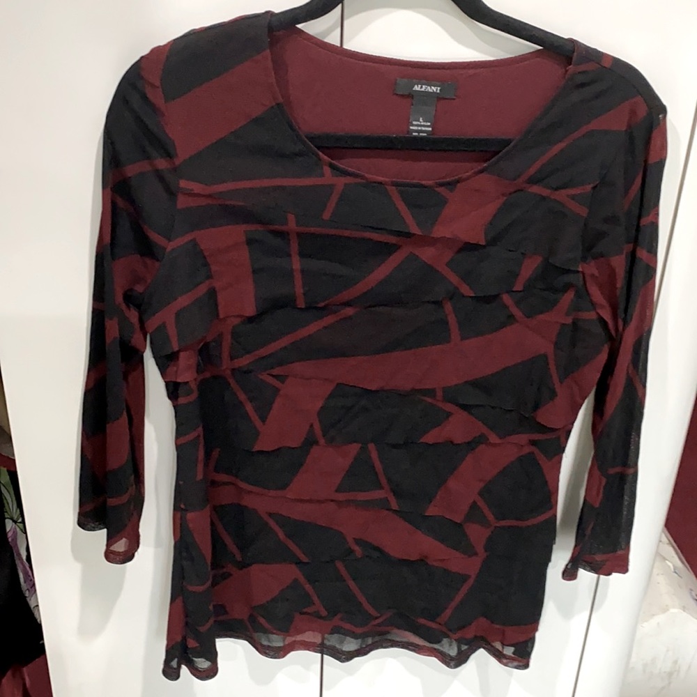 Alfani large 3/4 sleeve blouse